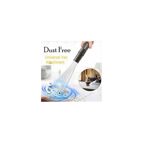 2pcs Embout d'aspirateur universel – Brosse à poussière avec 30 tubes flexibles – Compatible tuyaux 32/35mm – Nettoyage zones difficiles (1/4)
