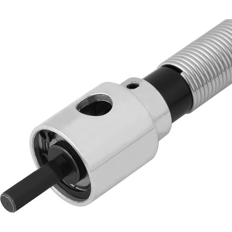 Lot de 1 tige flexible en métal 6mm pour touret à meuler, outil de sculpture sur bois et burin (1/5)