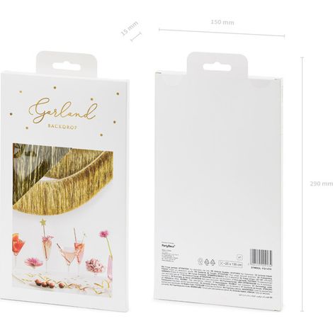 Girlandenfransen, gold (1/5)