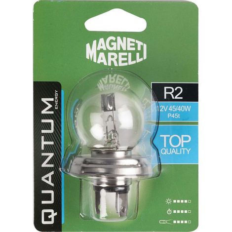 Magneti Marelli R2 lampadina singola asimmetrica auto 12V 45/40W attacco P45t (1/3)