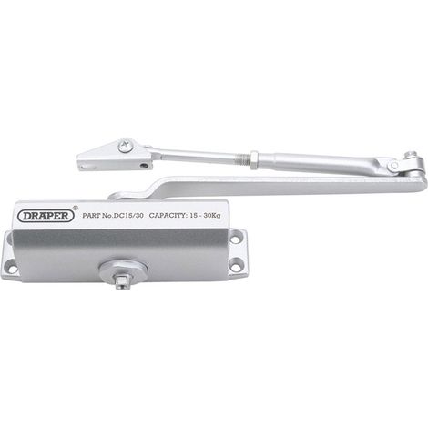 Draper 62894 Adjustable Automatic Door Closer for Doors Weighing 15kg to 30kg (1/5)