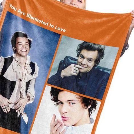 BL600G Couverture standard personnalisée de célébrité - Harry Styles 140200cm (1/5)