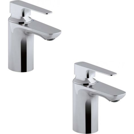 JACOB DELAFON lot de deux Mitigeurs lavabo Aleo+ sans tirette (1/2)