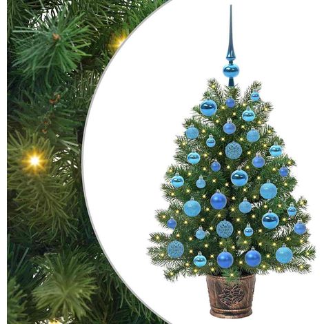 Árbol de Navidad artificial con 150 LED Verde 95 cm PE y PVC vidaXL