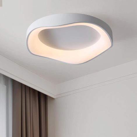 Plafonnier moderne simple LED salon plafonnier 40cm protection des yeux chambre buanderie couloir lustre lumière chaude 23 watts [économie d'énergie de qualité D] (1/5)