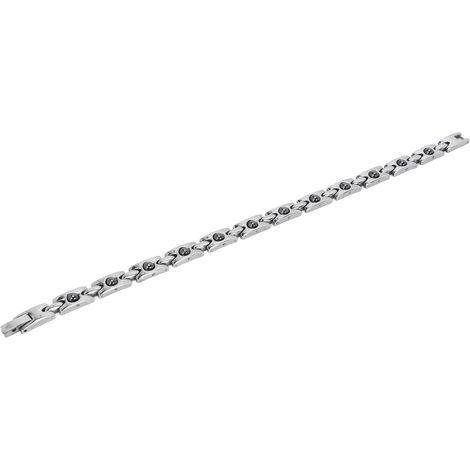 Bracelet de magnétothérapie pour la perte de poids, le soulagement des douleurs articulaires et la réduction de la fatigue - Bracelet en acier titane (1/5)