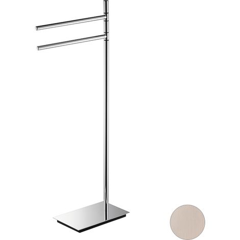 COLOMBO DESIGN Square b99010 piantana 87 hps1 2 porta salviette zirconium codice prod: B99010HPS1