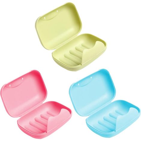 3 Pièces Boîte Porte- Coloré Boîte À Voyage Fait Main (1/5)