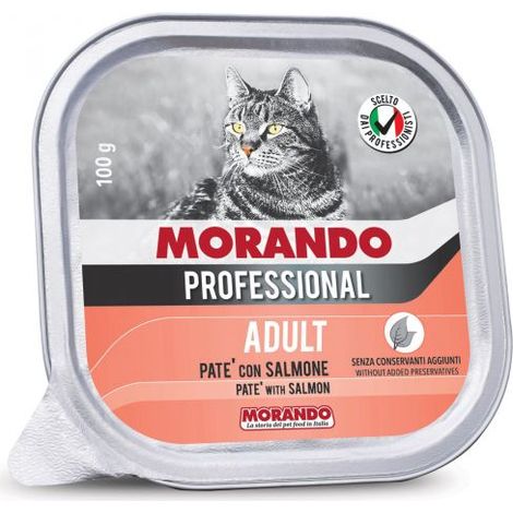 CIBO GATTO MORANDO VSC 100 G PATE SALMONE