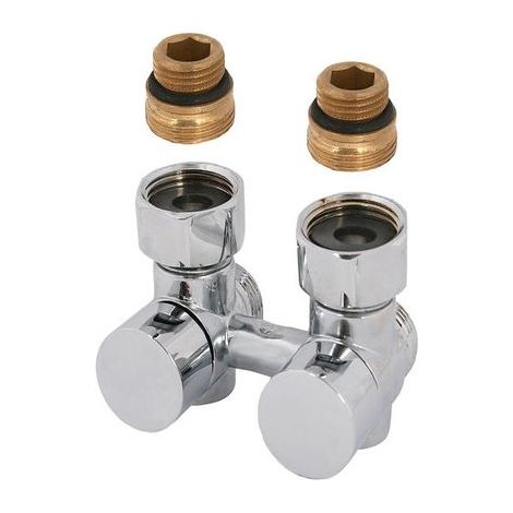 JS ANSCHLUSSARM. DESIGN PLUS,ECKF 2R-SYS,NIPPEL,DN15,UE-MU3/4,WEISS