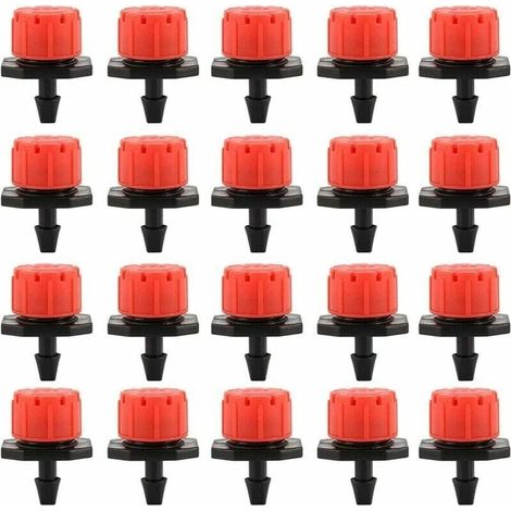 100PCS Drip Irrigation Drippers, Garden Sprinkler Nozzles, 360° Adjustable Automatic Drip Watering