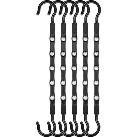Cintre créatif à cinq trous -Antidérapant et coupe-vent-Étendoir et cintre de rangement multifonctionnel-Organisateur de vêtements (1/5)