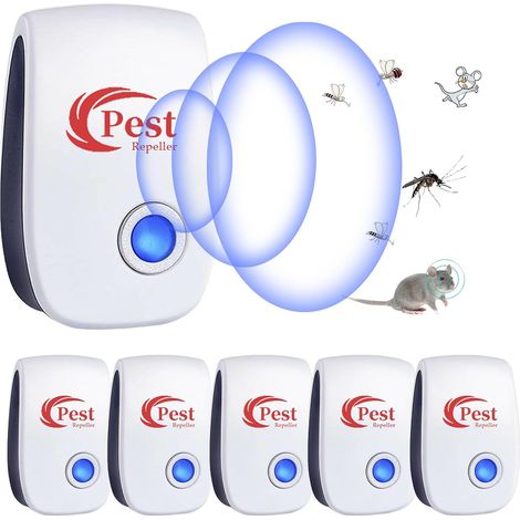 Répulseur Ultrason - 6 Pièces - Électronique - Anti Rongeurs Et Insectes - Pour Maison Et Bureau (1/5)