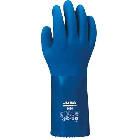 GUANTE PVC H5656 T-11/XXL AZUL - 598305 (1/4)
