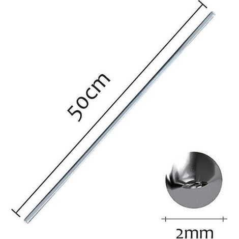 Les électrodes en aluminium basse température ne nécessitent pas de poudre à souder pour le soudage.