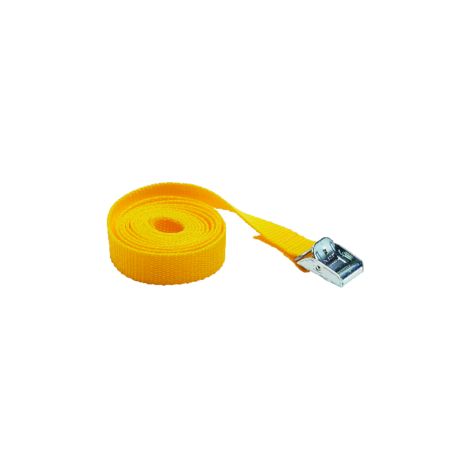 sangle à boucle de serrage de 1.5 mètre jaune