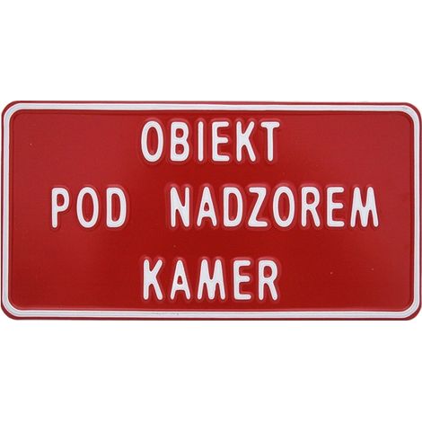 Panneau 1529CM objet SOUS surveillance vidéo - TAB C3