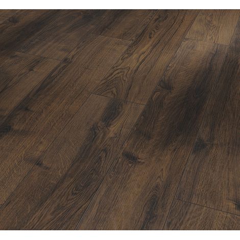 Parquet Stratifié Chêne Fumé Roma 128.5x19.4 cm (1/2)