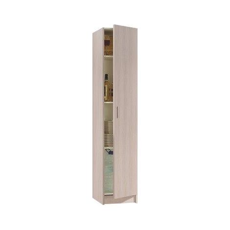 Armadio Multiuso 1 Anta - Marrone Rovere 37x180h cm (1/6)