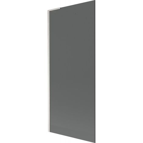 Mexen Next L Badewannenfaltwand 1-flügelig 80 x 150 cm, graphit, gebürsteter Nickel - 895-080-000-03-40-97