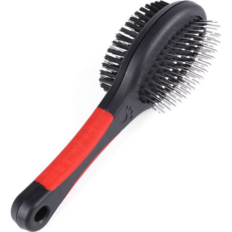 Brosse de nettoyage pour enlever les poils et les poils de chat, chien, chien, double face (1/5)