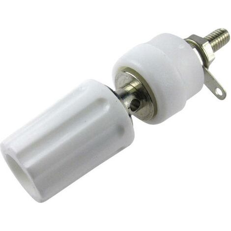 Borne de polarité Ø stylo (détails): 4 mm Cliff CL1509 blanc 15 A 1 pc(s) (1/4)