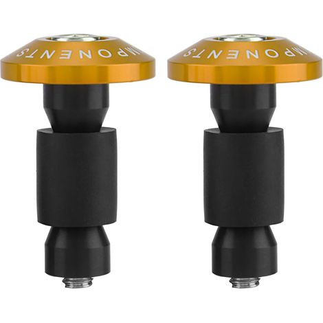 22 mm (7/8 Zoll) Motorradgriffe, goldene Schiebe-Lenkerendkappen für ATV-Offroad-Rennen (1/5)