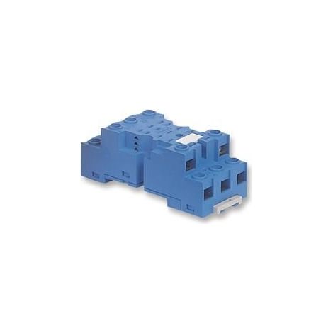 Support pour modules série 55.33/85.03 99.01, bornes à vis, montage sur rail DIN 35 mm (clip métallique) 94.73SMA