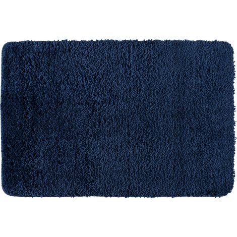 Wenko Badteppich Belize Marine Blue, 60 x 90 cm, Mikrofaser (1/5)