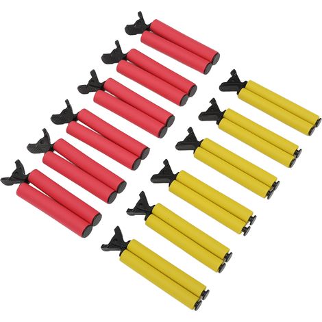 Lot de 12 pinces isolantes pour bigoudis chauffants, fixation permanente, pour salon de coiffure à domicile (1/5)