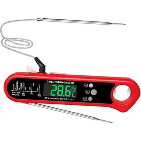 Ultraschnelles digitales Fleischthermometer mit Flaschenöffner