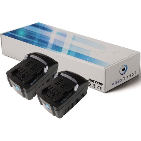 Lot de 2 batteries pour Metabo SSD 18 LT/LTX visseuse à chocs 3000mAh 18V (1/2)