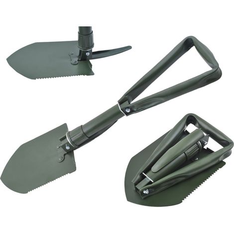 Pelle De Camping - Pliable 3 Positions - Pour Creusage Et Tranchées - Légère Et Compacte - 1 Pièce (1/5)