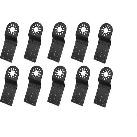 Lame per sega multiuso oscillanti, set da 10 pezzi, lame per sega multiuso da 35 mm, accessori, lame per sega per lavorazione del legno, lame per sega multiuso, utensili oscillanti per tagliare metall