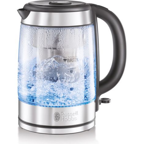 Russell Hobbs Clarity Wasserkocher 2.2 KW, edelstahl/Glas (1/5)