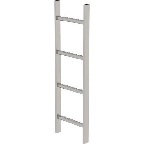 Günzburger Steigtechnik Echelle de cuvette acier inoxydable V4A 300 mm de largeur intérieure 4 échelons - 062004 (1/3)