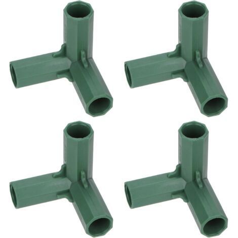 16 mm connectors for rain structure, 3-way angled tube connection for UV protection, solar protection case and stands for garden plants, accessories for (1/4)