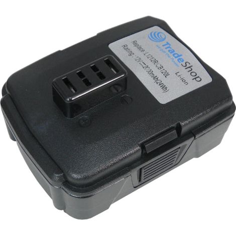 Trade-Shop Li-Ion Akku 12V / 2000mAh für Ryobi/AEG BS12CA LSD1201 LSD1201PB CSDT1202N LSD1202 LSD1202PB LSDT 120 CS120L CSDT1202 CR1201 CH120L (1/4)