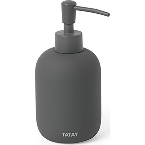 DISTRIBUTEUR DE SAVON CERAM. GRIS DOUX ANTR.