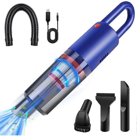 Kabelloser Handstaubsauger für Auto und Haushalt, starke Saugkraft von 6200 Pa, hohe Leistung von 50 W, Dual-Lithium-Akku (1/5)