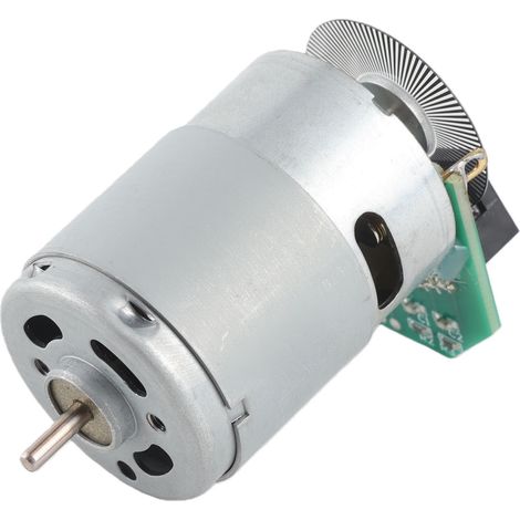 Moteur CC 385 aimant permanent sans balais avec codeur optique 96 lignes phase AB 12V (1/5)