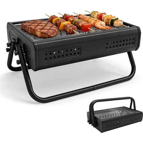 barbecue, Barbecue au charbon de chêne mobile - miniature barbecue pour camping, outdoor, voyage sans effort (1/5)