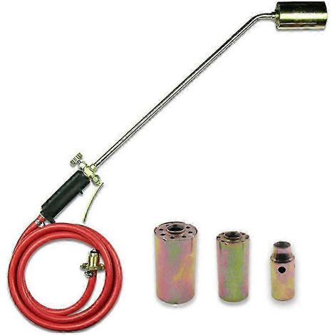 Buse de pulvérisation portable au propane liquéfié compatible avec le désherbage, le chauffage, le dégivrage, l'imperméabilisation, la fonte de glace et autres applications. (1/5)
