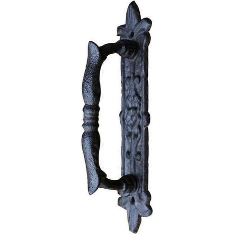Poignées de porte artisanales rétro européennes en fonte pour jardin/cour - Décoration pour la maison (1/5)