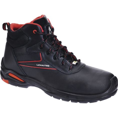 Botas de seguridad George Alto S3 ESD LEMAITRE 49 Negro (1/2)