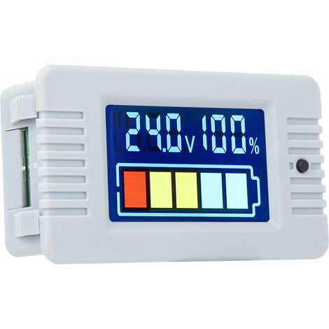 Indicateur de capacité de batterie, voltmètre numérique LCD, testeur de puissance 0100 V (1/5)