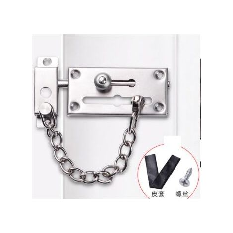 Diebstahlsichere Kette aus silberfarbenem Edelstahl (1 Stück), ideal für Zuhause und Hotel zuverlässiger Schutz für die Familie. – AquaForge