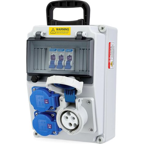 Coffret de Chantier 16A IP66 avec disjoncteur, CEE (1/5)