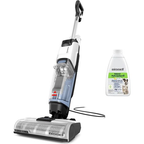 BISSELL CrossWave Edge, lava e aspira pavimenti, potente sistema di pulizia per animali domestici, lava e aspira pavimenti con tecnologia ZeroGap, lava e aspira pavimenti, multisuperficie, 4088N