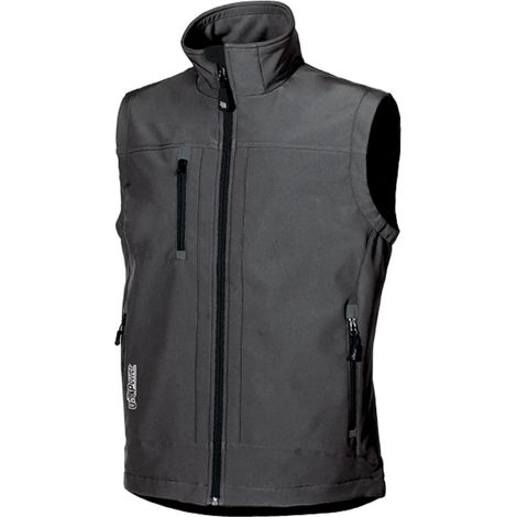 Arbeitsschutzweste ohne Ã„rmel Softshell CLIMB Grau 2XL (1/5)